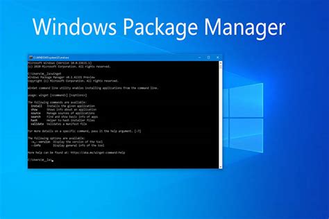 Package manager .